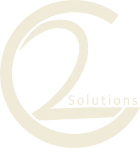 C2 Solutions Round Logo Tan